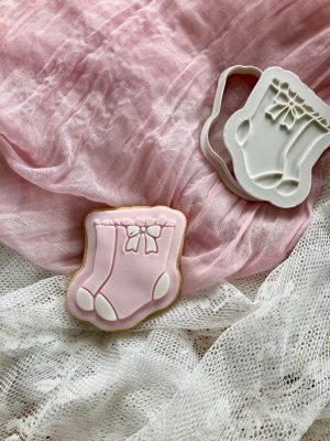 Socks Cookie Cutter and Fondant Stamp