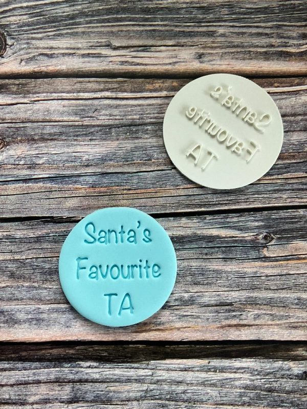 Santa's Favourite TA Cookie Stamp