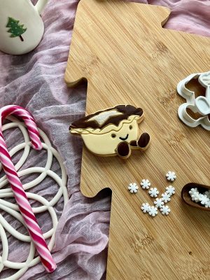 Mince Pie Cookie Cutter and Fondant Stamp
