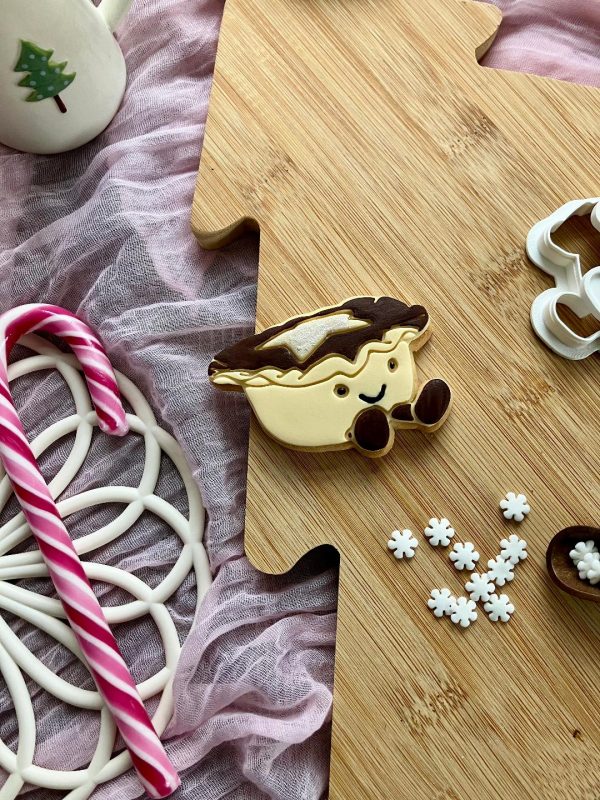 Mince Pie Cookie Cutter and Fondant Stamp, Christmas, Jellycat