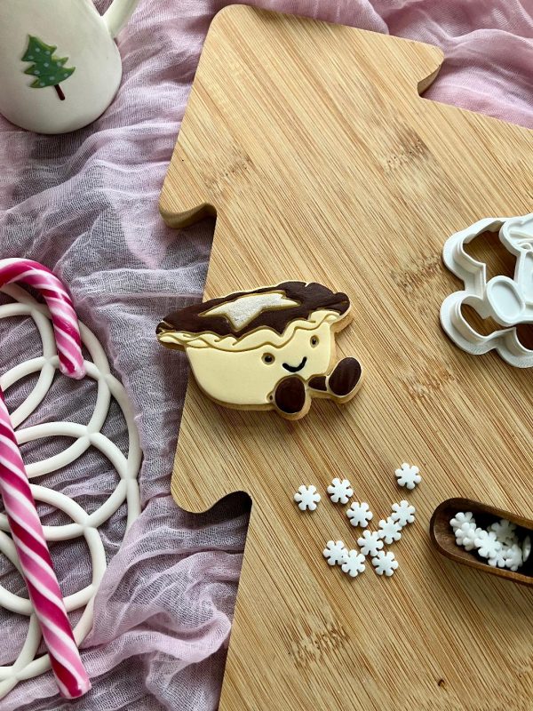 Mince Pie Cookie Cutter and Fondant Stamp