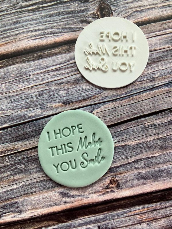 I Hope This Makes You Smile Cookie Stamp I Hope This Makes You Smile Cookie Stamp