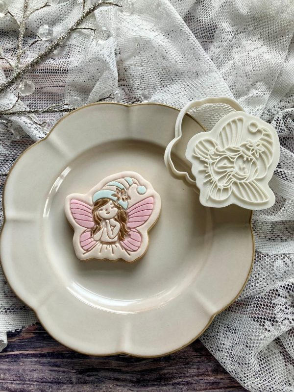 Fairy Cookie Cutter and Fondant Stamp