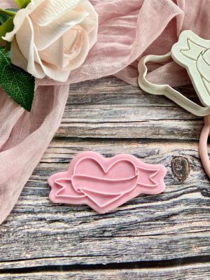 Heart Sign Cookie Cutter and Fondant Embosser