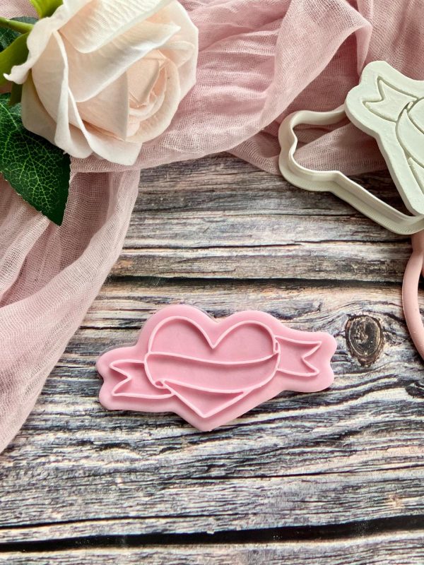Heart Sign Cookie Cutter and Fondant Embosser