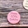 Happy 40th Birthday Cookie Stamp