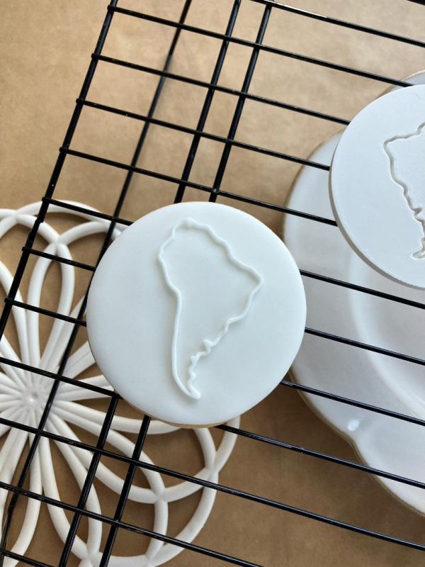 Africa Outline Fondant Embosser