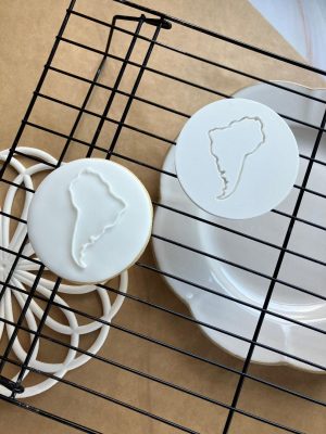 Africa Outline Fondant Embosser