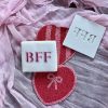 BFF BFF Fondant Stamp Embosser, Best Friends, Galentine's, Valentine's, Love, Wedding, Engagement, Valentines