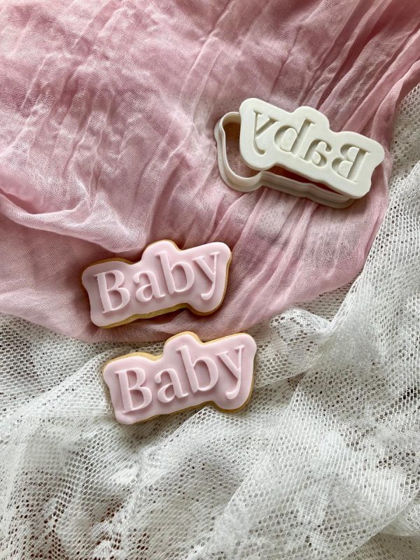 Baby Cookie Cutter and Fondant Embosser