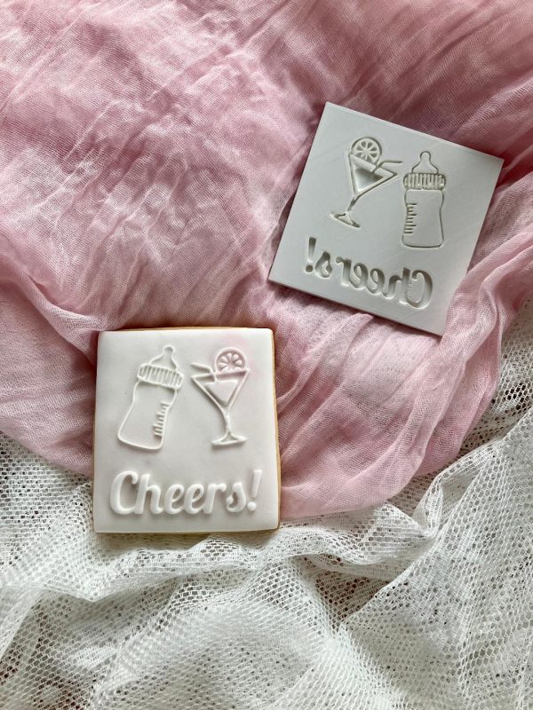 Cheers Fondant Stamp Embosser Cheers Fondant Stamp Embosser