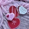 Disco Ball Heart Cookie Cutter and Fondant Embosser