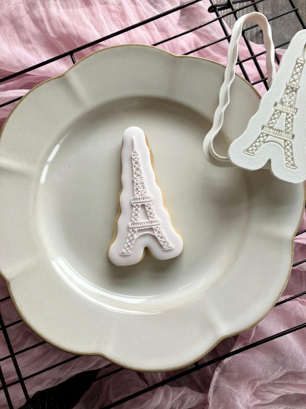 Eiffel Tower Cookie Cutter and Fondant Embosser