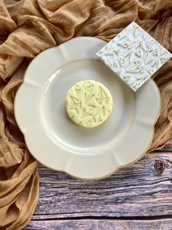 Floral Pattern Cookie Stamp