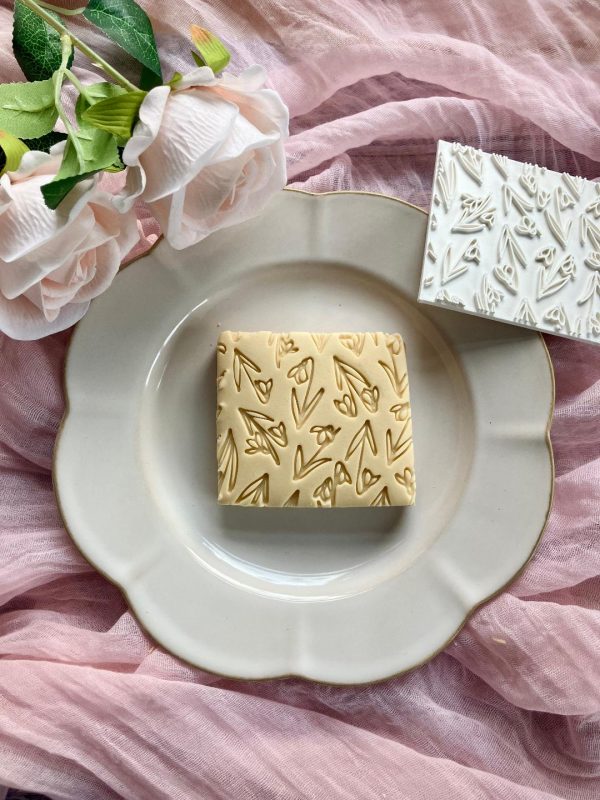 Floral Pattern Cookie Stamp