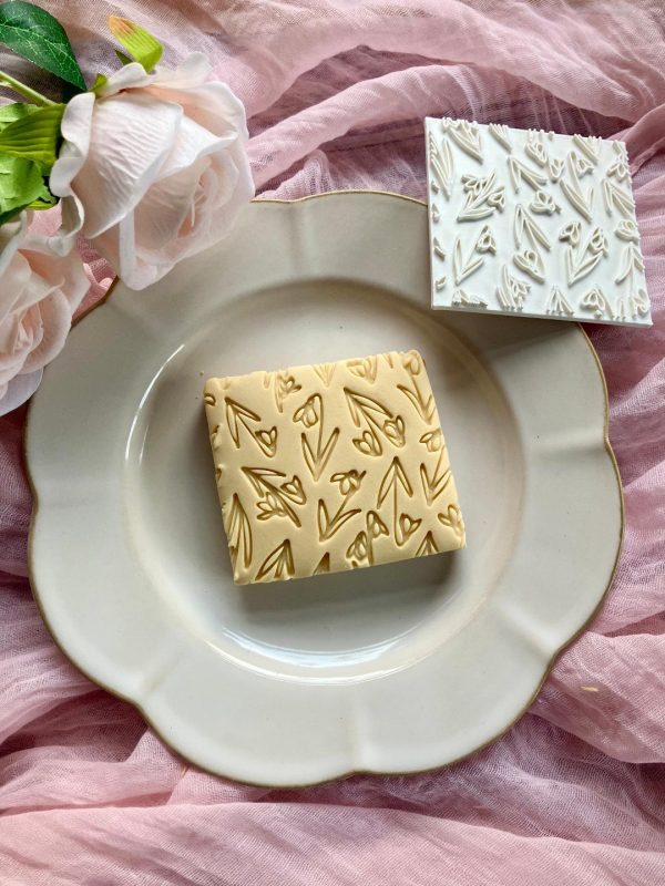 Flower Pattern Fondant Stamp Embosser, Pretty Pattern, Baby In Bloom, Floral, Flowers