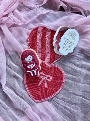 Girl Cookie Cutter and Fondant Embosser