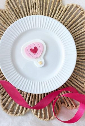 Heart Air Balloon Cookie Cutter and Fondant Embosser