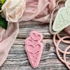 Heart Ice Cream Cookie Cutter and Fondant Embosser, Valentine's Day,  Sweet Love