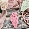 Heart Ice Cream Cookie Cutter and Fondant Embosser