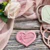 Heart Present 2 Heart with Bow Cookie Cutter and Fondant Embosser, Valentine's Day, Presents, Galentine's, Love, Sending Love, Get Well Soon