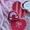 Heart Rainbow 1 Heart Rainbow Cookie Cutter and Fondant Embosser, Valentine's Day, Love, Space