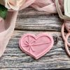 Heart Gift Cookie Cutter and Fondant Embosser Heart Gift Cookie Cutter and Fondant Embosser