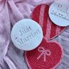 Just Married Cookie Stamp