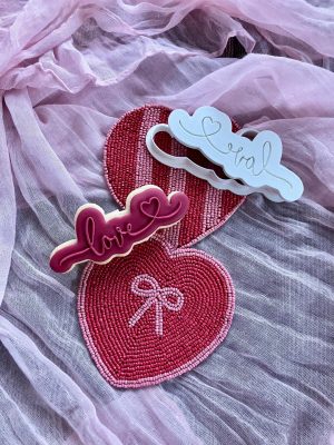Love Cookie Cutter and Fondant Embosser