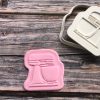 Cake Mixer Cookie Cutter and Fondant Embosser