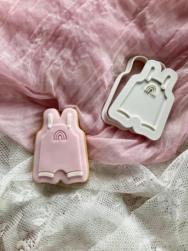 Romper Cookie Cutter and Fondant Stamp Embosser