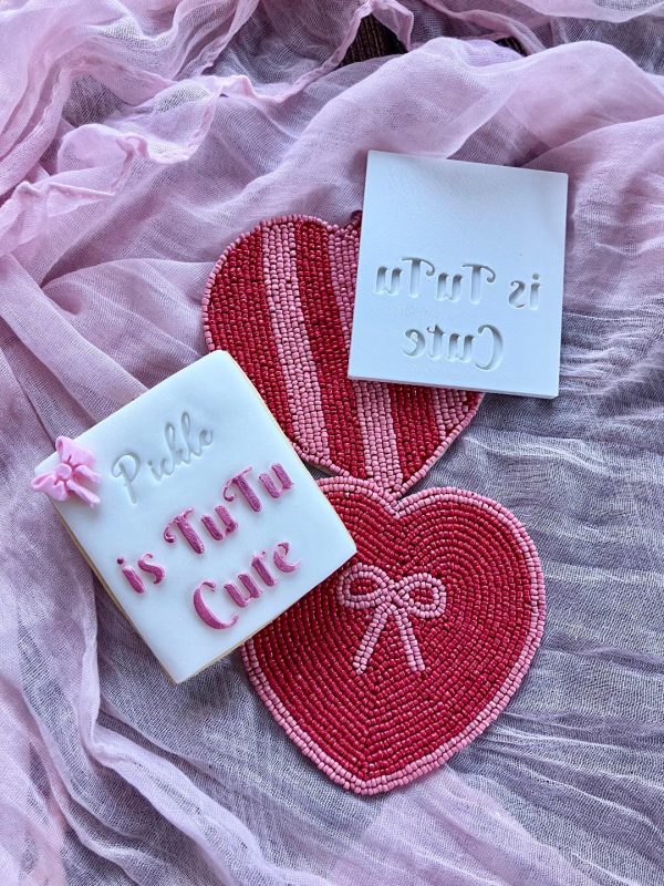 TuTu Cute Fondant Stamp Embosser TuTu Cute Fondant Stamp Embosser
