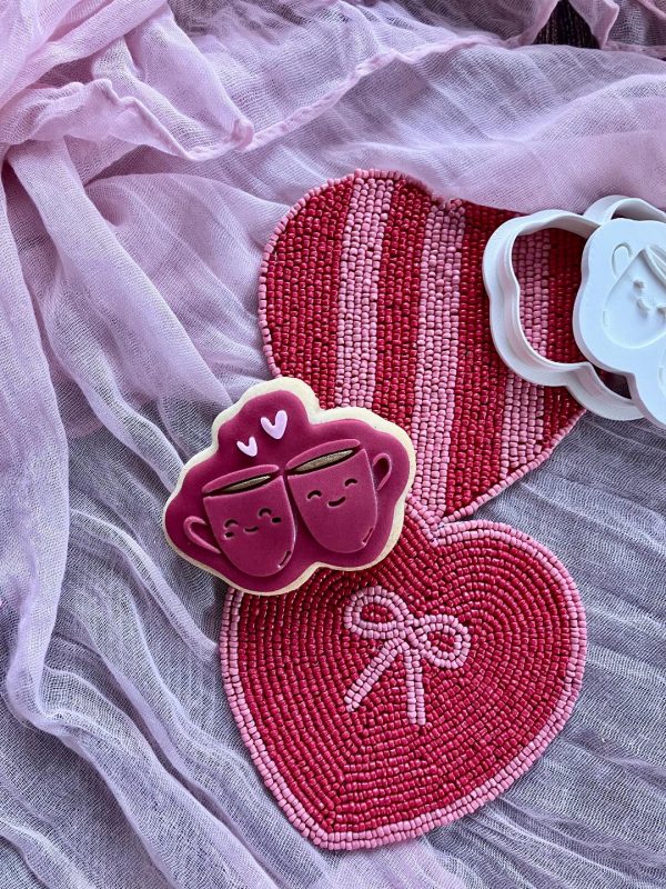 Cups Cookie Cutter and Fondant Embosser