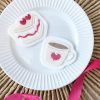Tea and Cake Cookie Cutter and Fondant Embosser