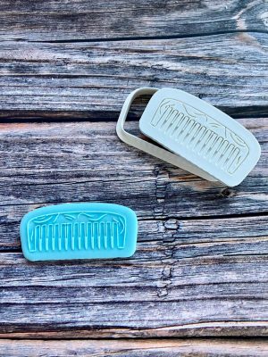 Comb Cookie Cutter and Fondant Stamp Embosser