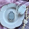 Suitcase Cookie Cutter and Fondant Stamp Embosser