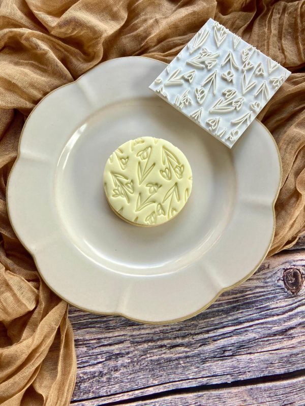 Flower Pattern Fondant Stamp Embosser, Pretty Pattern, Baby In Bloom, Floral, Flowers