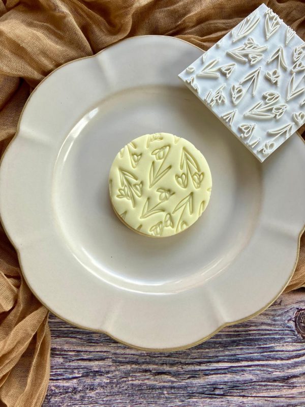 Flower Pattern Fondant Stamp Embosser, Pretty Pattern, Baby In Bloom, Floral, Flowers