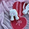 Champagne Flutes Cookie Cutter and Fondant Embosser, Valentine's Day,  Love, Glasses, Cheers, Celebrate, Hearts