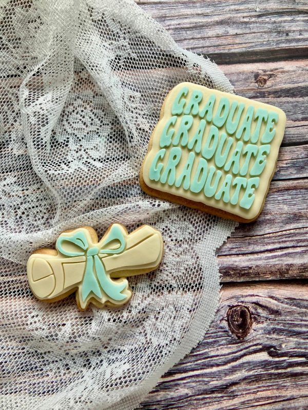 Graduate Cookie Cutter and Fondant Embosser