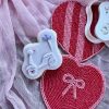mOPED 2 Moped Cookie Cutter and Fondant Embosser, Valentine's Day, Love, Bike, Motorbike, Heart Bike