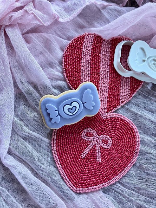 sWEET 2 Sweet Cookie Cutter and Fondant Embosser, Candy, Sweetie, Valentine's Day, Wedding, Engagement, Love is Sweet