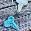 Scissors Cookie Cutter and Fondant Stamp Embosser Scissors Cookie Cutter and Fondant Stamp Embosser