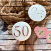503 Fifty Fondant Stamp Embosser, 50, Fiftieth, 50th, Birthday, Number, Anniversary
