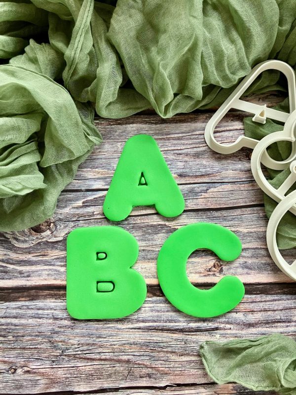 Alphabet Cookie Cutters, A,B,C, A-Z, 26 Cookie Cutters