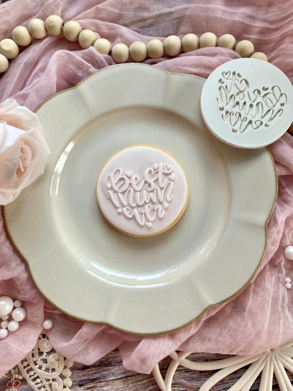 Best Mum Ever Fondant Stamp Embosser