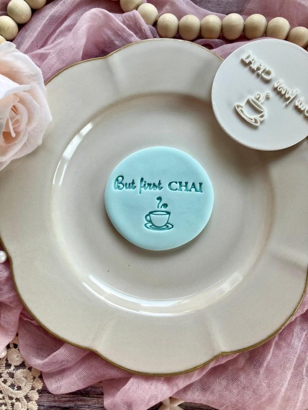 But First Chai Cookie Stamp