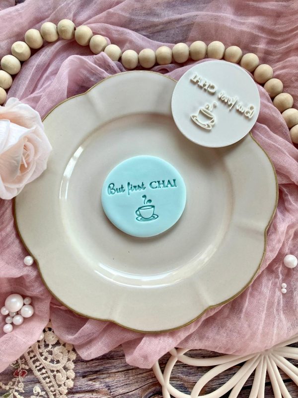 But First Chai Cookie Stamp , Chai Theme, Taylor Swift, Spice