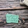 Coffee Mom Repeat Cookie Cutter and Fondant Stamp