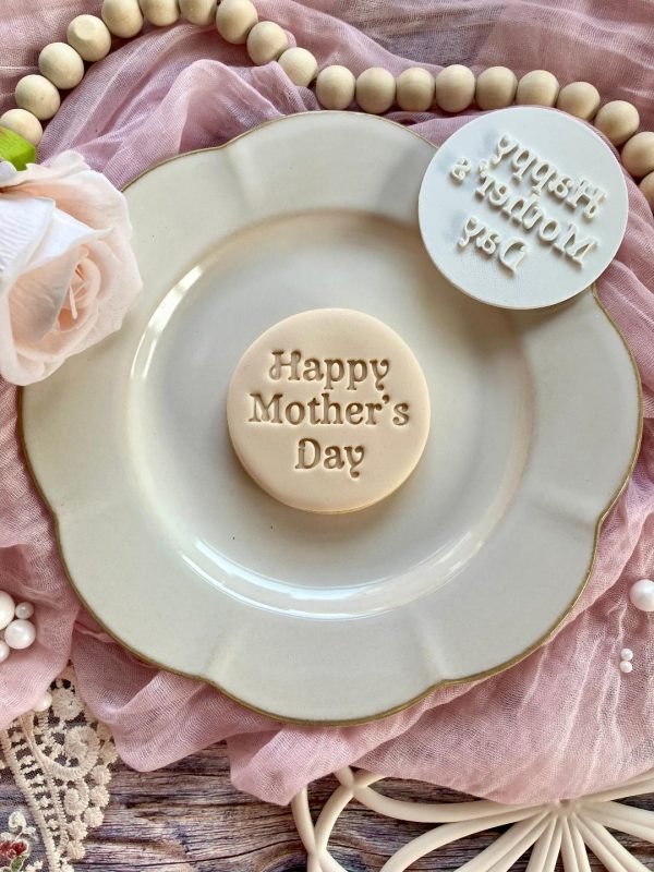 Happy Mothers Day 2 Happy Mother's Day Cookie Stamp, Mother's Day, Mothers Day, Mothering Sunday
